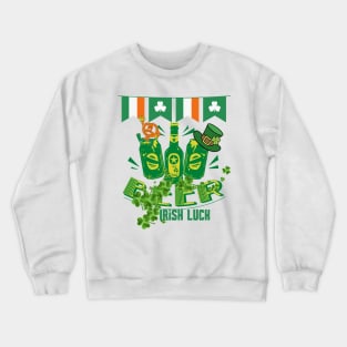 Irish luck beer Crewneck Sweatshirt